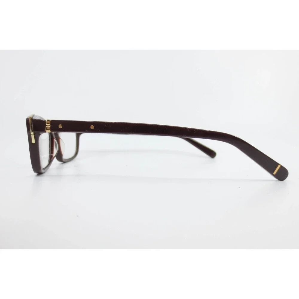 Bobbi Brown The Perry 0B1 Eyeglasses Burgundy Rectangular Frames 52-16-135 Gold